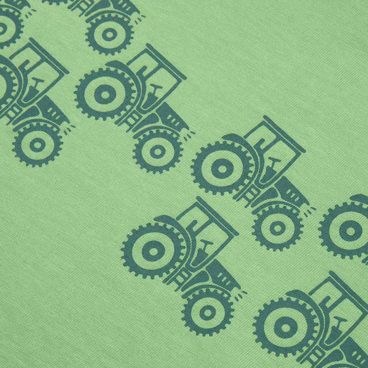 Langarmshirt Traktor grün