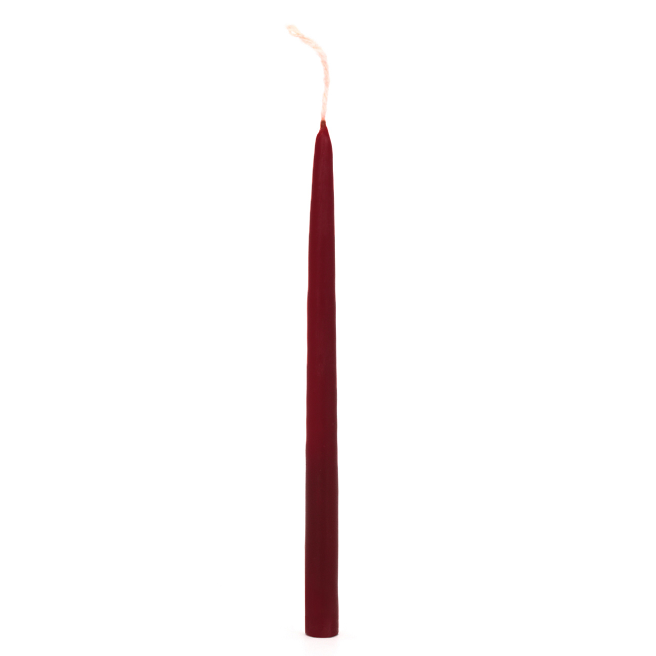 Maya Licht –Palmölfreie Kerzen 14cm 10er Set dunkelrot