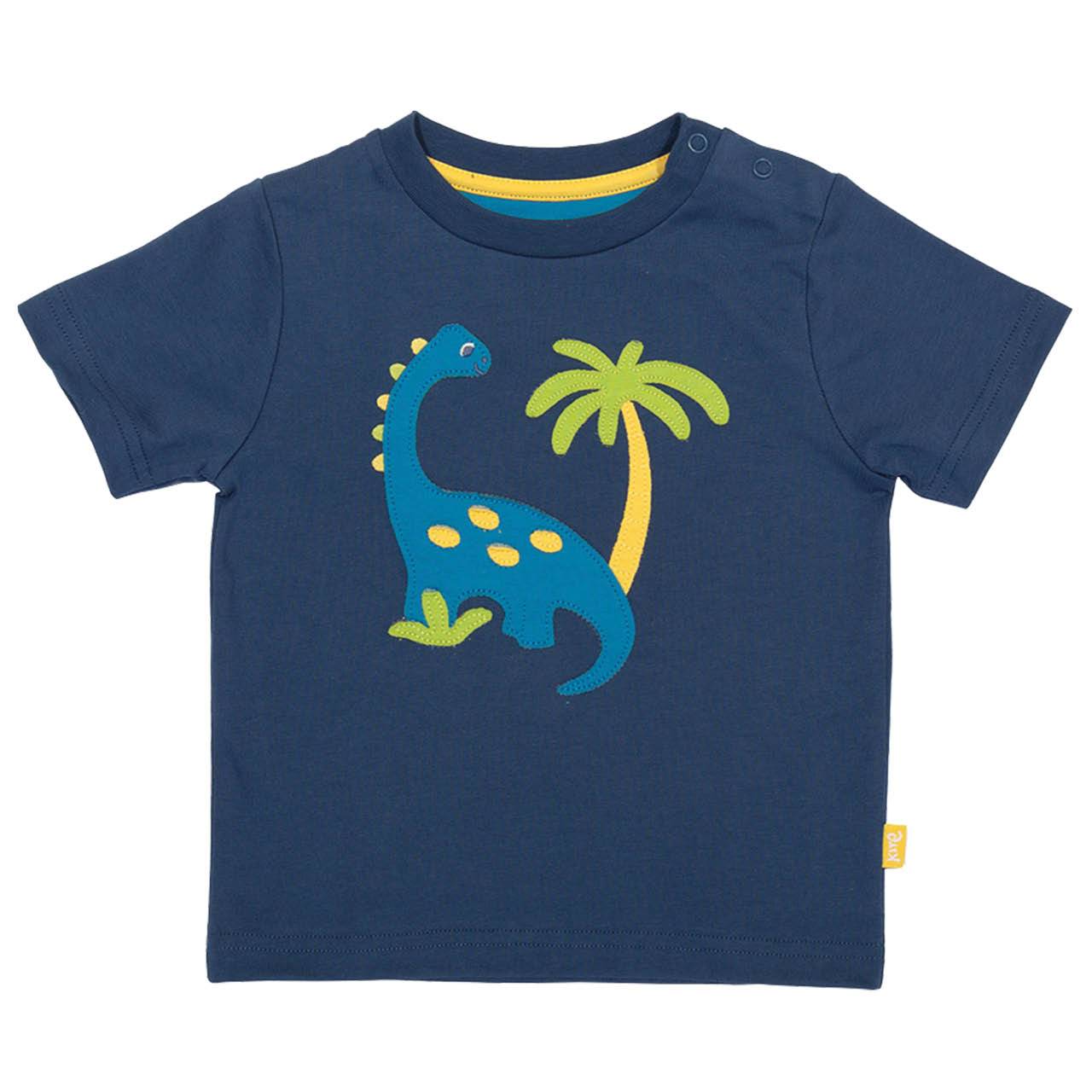 Navy T-Shirt Dino Palme