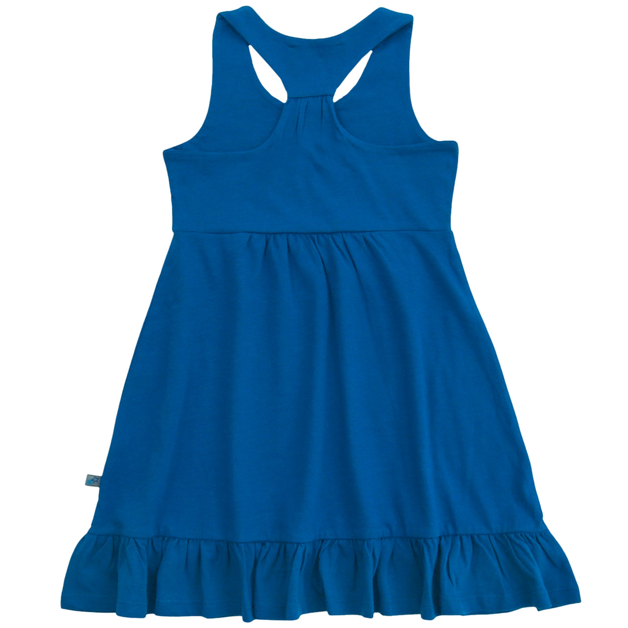 Kleid Schmetterling-Aufnäher azurblau