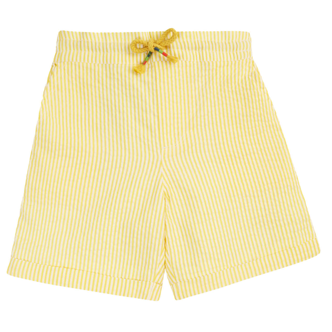 Leichte gelbe Streifen Shorts