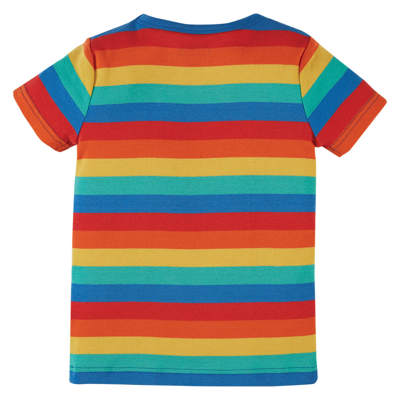 Shirt kurzarm Regenbogen Streifen