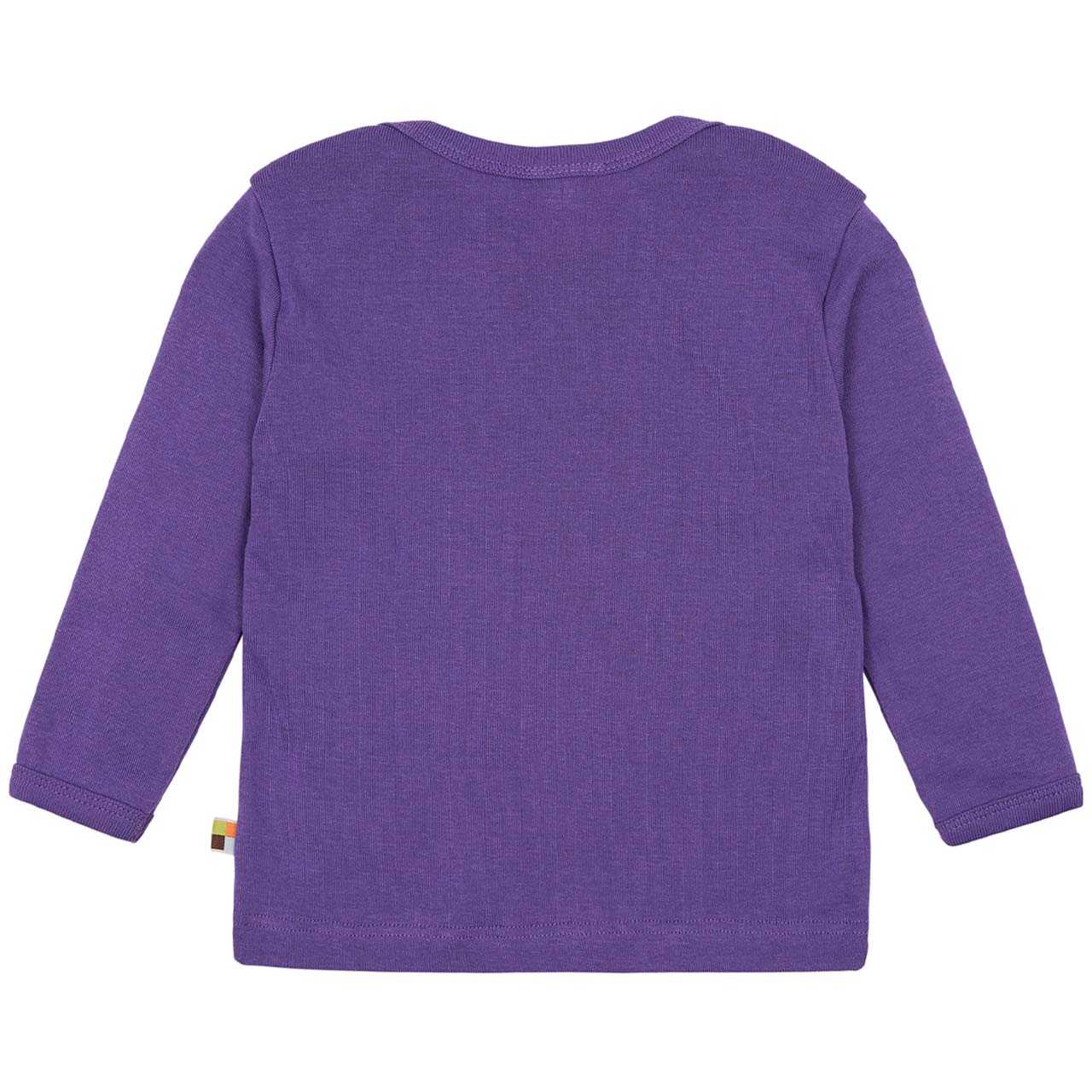 Feinripp Shirt weich und elastisch 100% Baumwolle lila