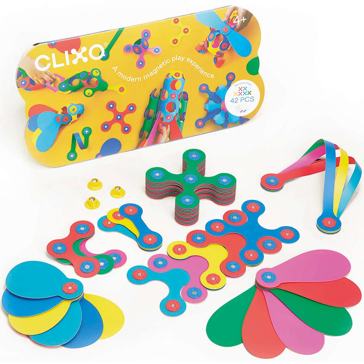 Magnetspielzeug Rainbow Pack – 42-tlg.