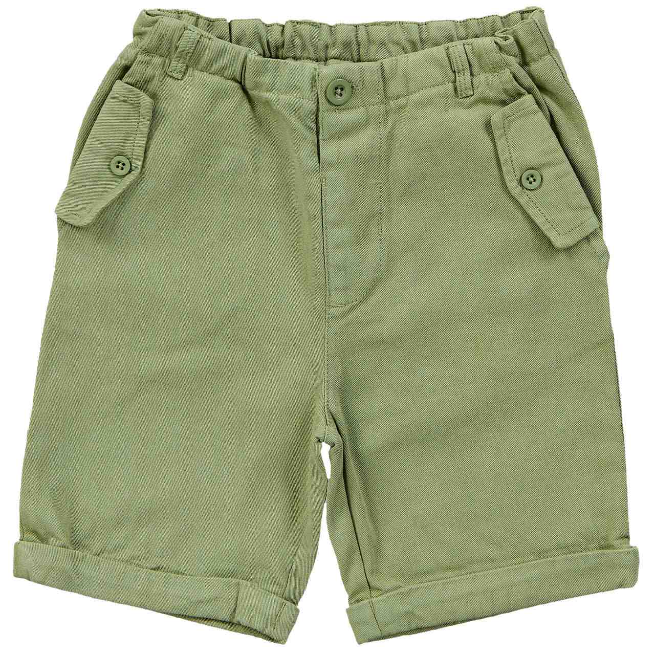 Robuste Outdoor Twill Shorts oliv-grün