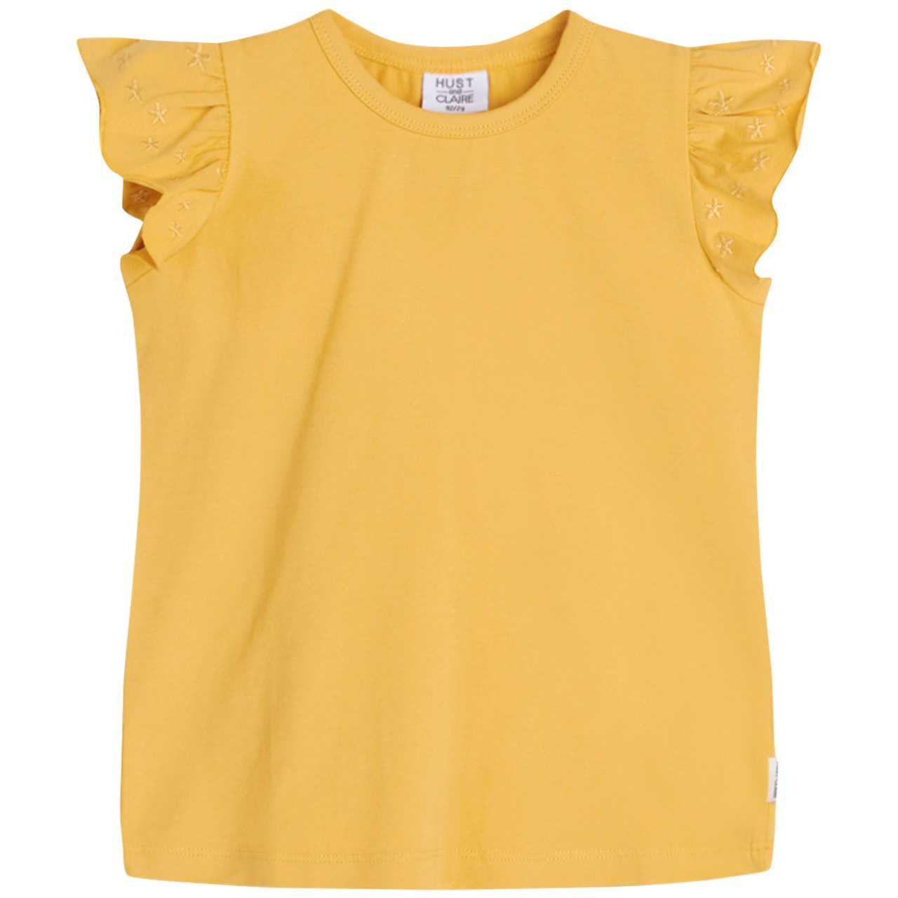 T-Shirt mit Flügelärmelchen ocker-gelb