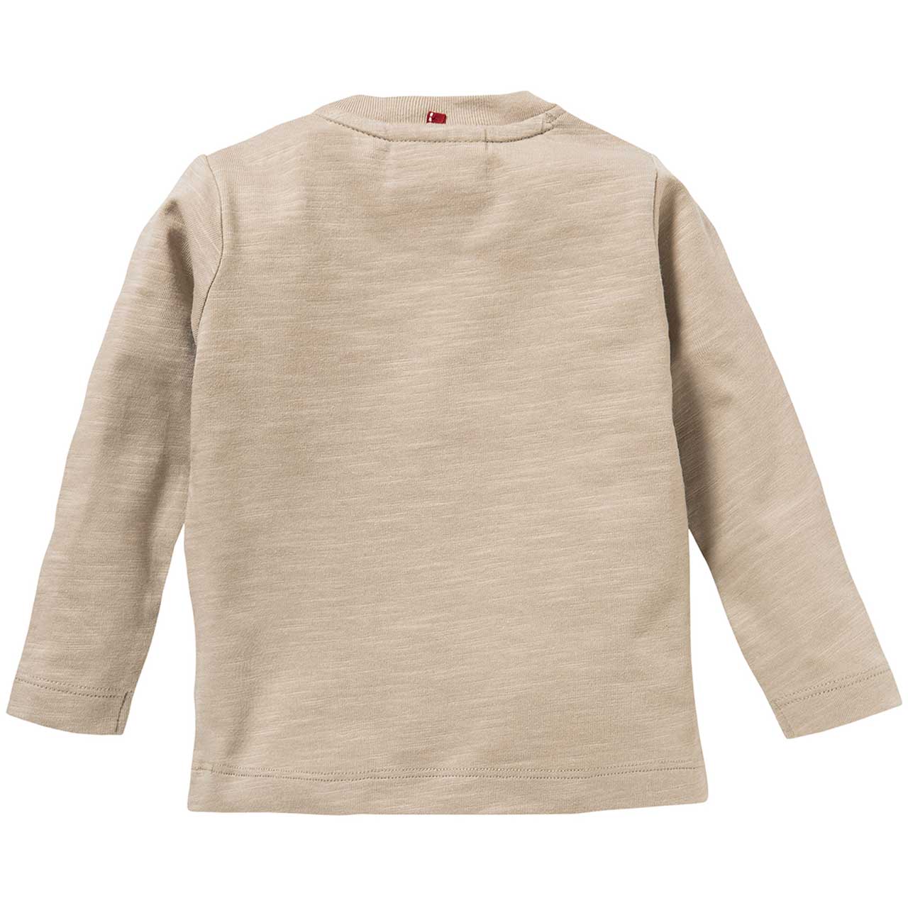 Weiches Langarmshirt Monster taupe