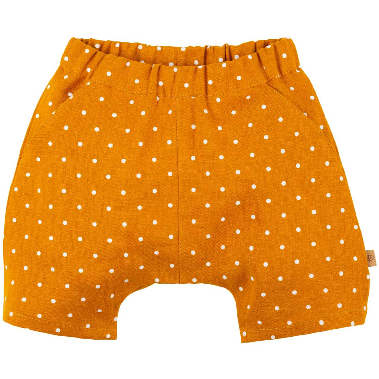 Leichte Leinen Shorts mango-gelb