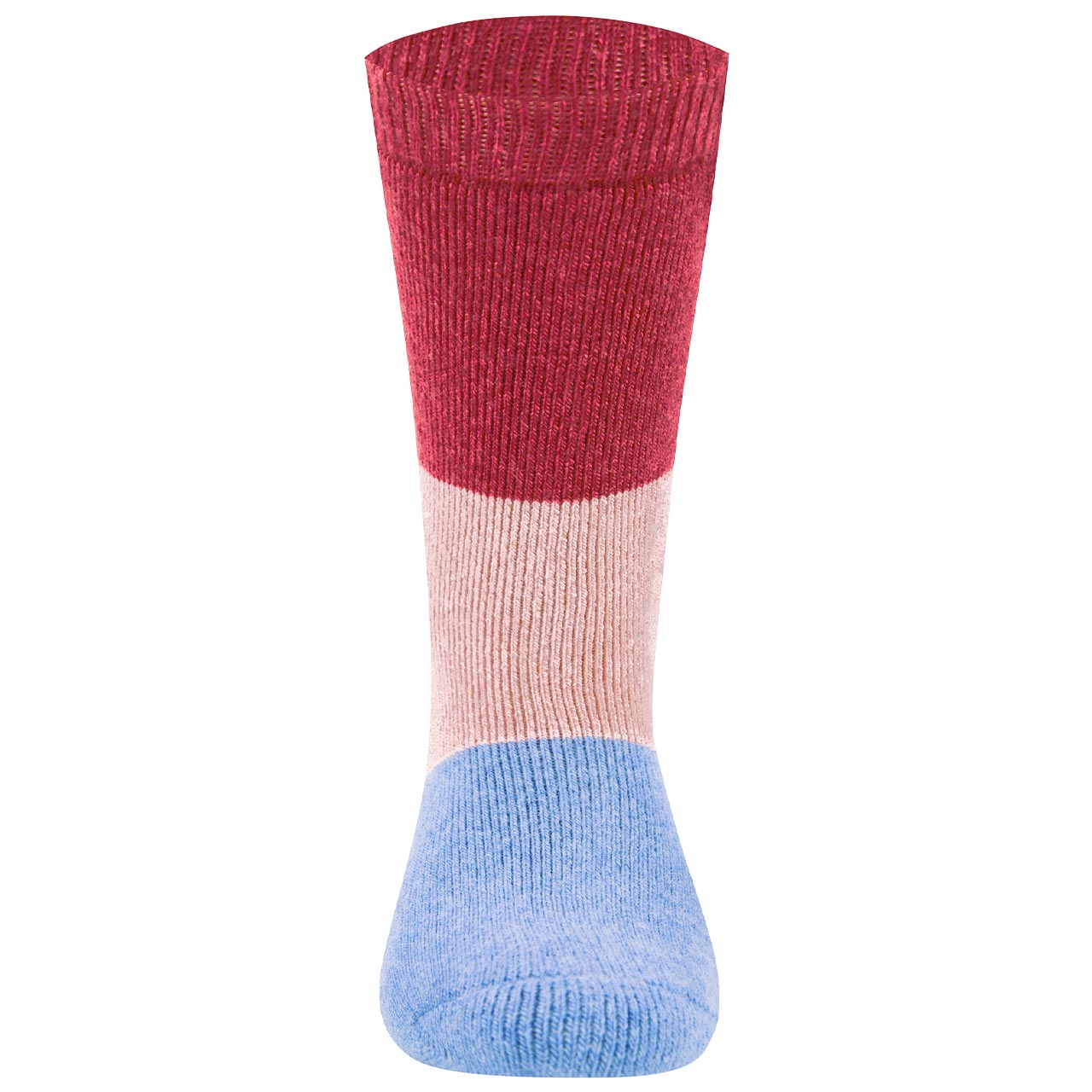 Warme Gummistiefel Socken Schurwolle pink
