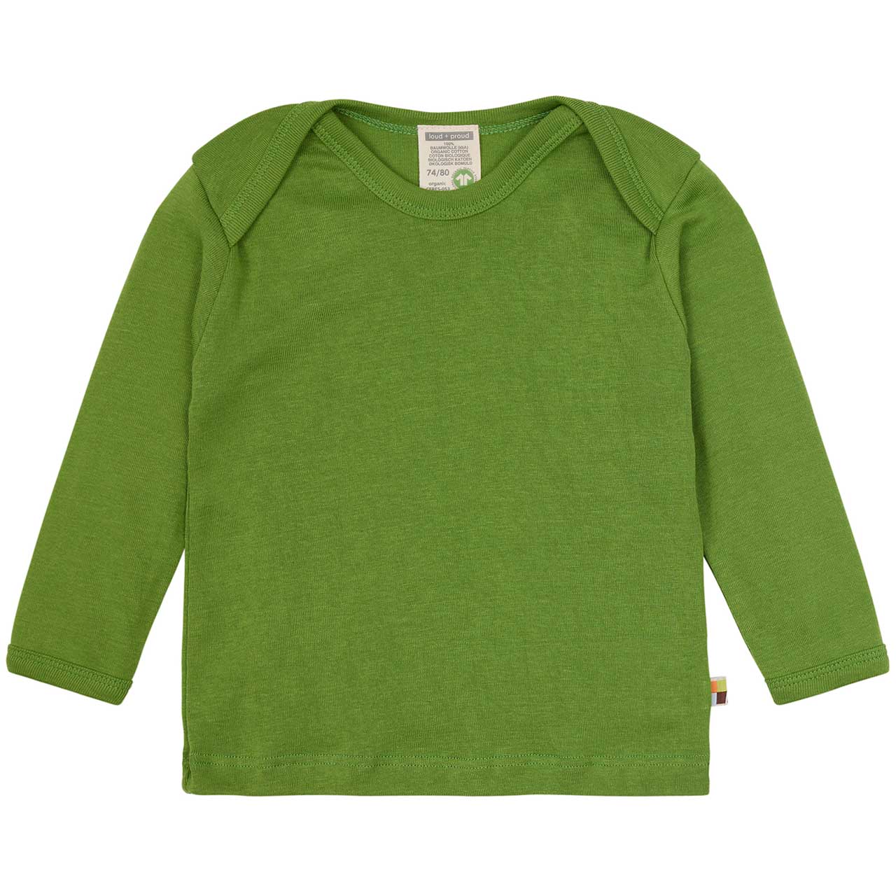 Feinripp Shirt weich und elastisch 100% Baumwolle grün