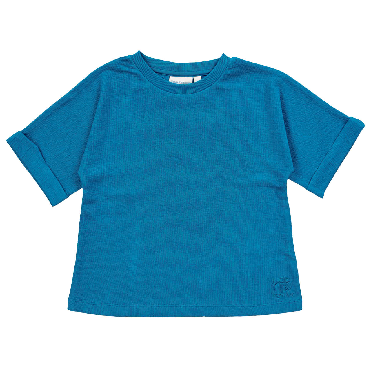 Shirt kurzarm Sommer-Sweat blau