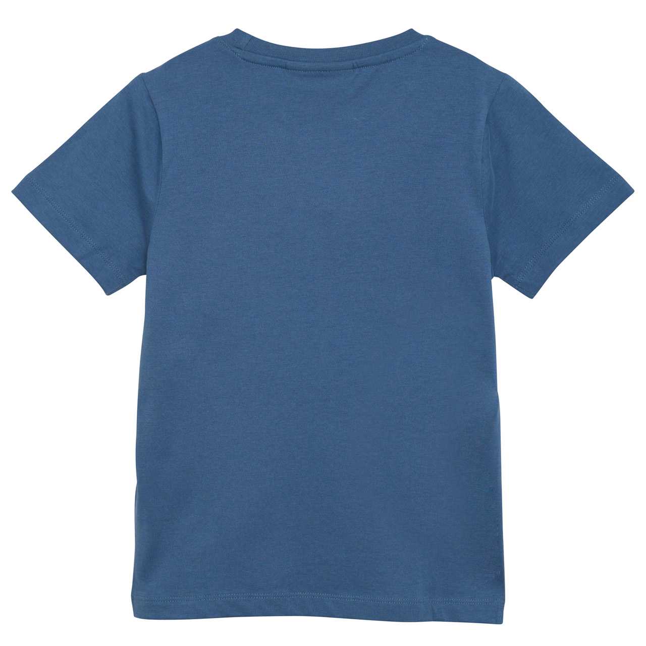Shirt kurzarm Berge dunkelblau