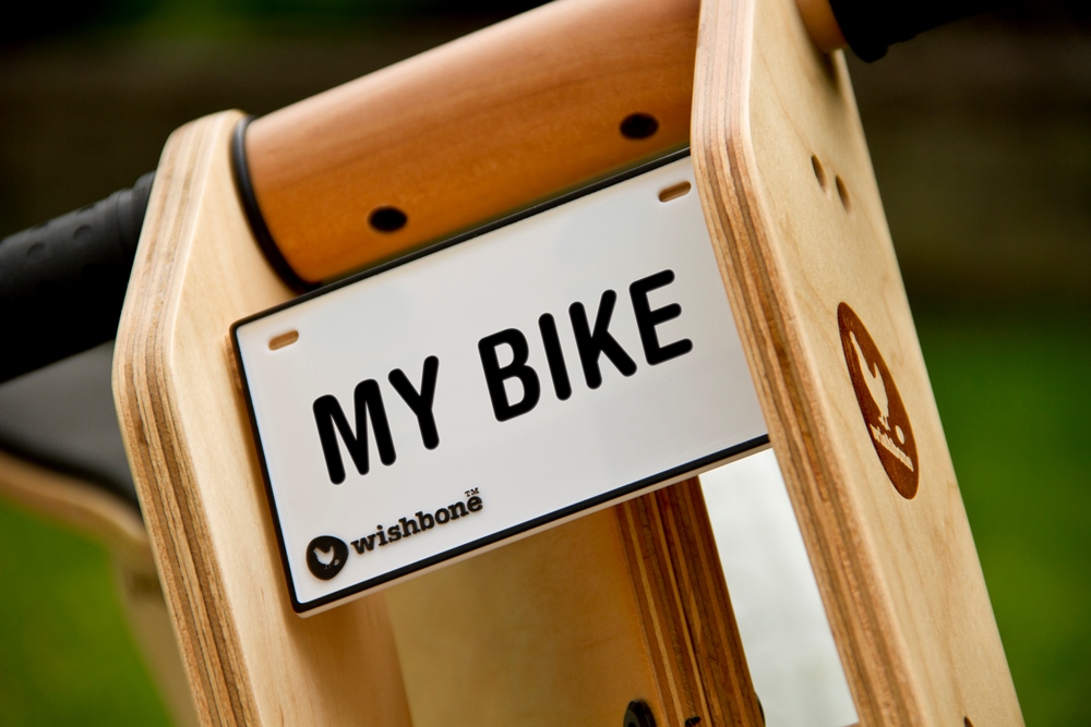 Namens- & Nummernschild für Wishbone Bikes