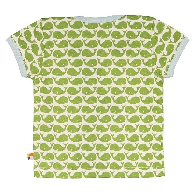 Wale T-Shirt von Loud + Proud grün