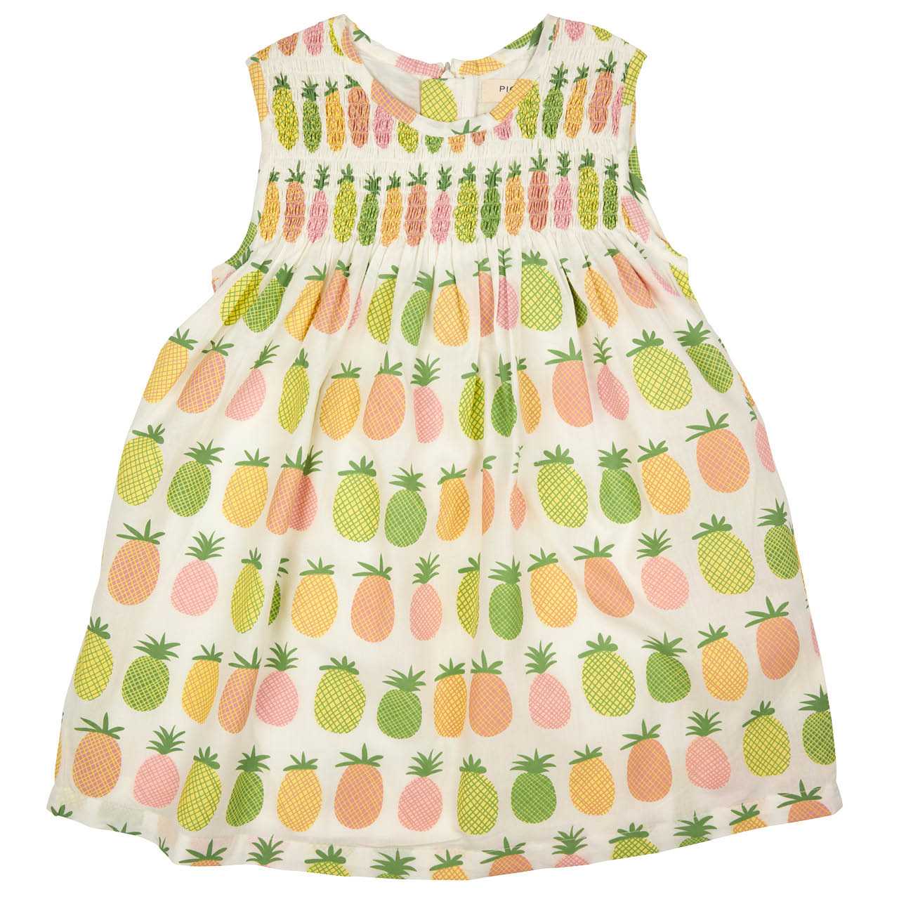 Sommer Kleid ohne Arm Ananas