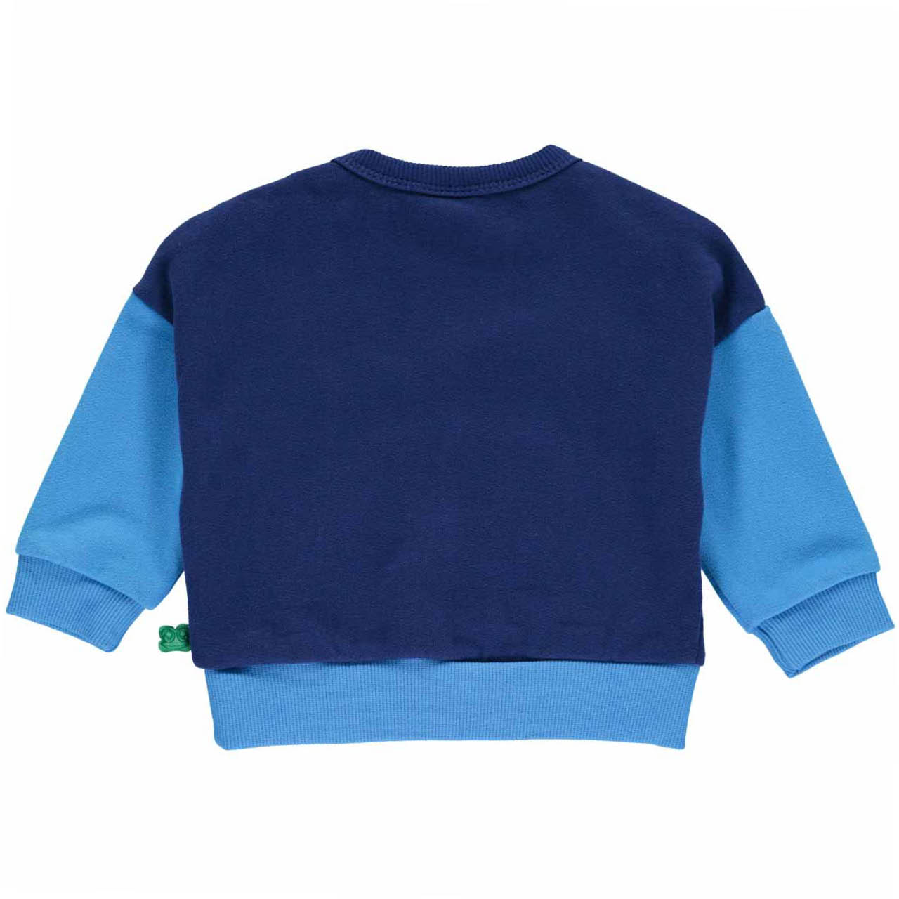 Warmes Sweatshirt Colourblocking Blautöne