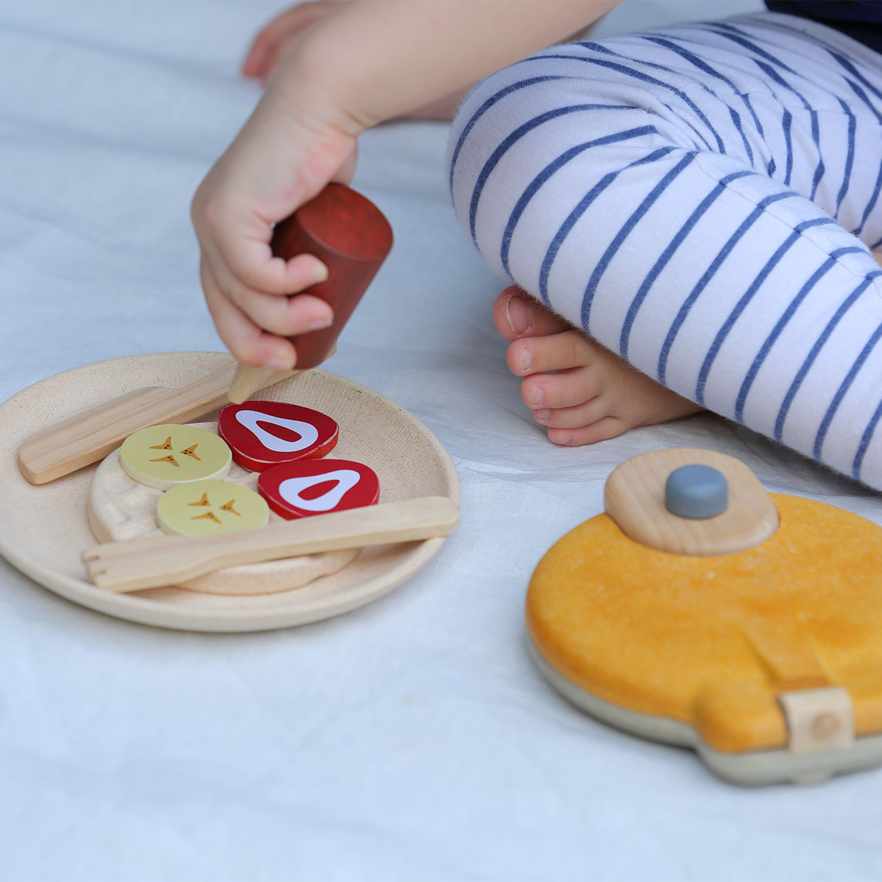 Waffel-Set für Kinder ab 2 Jahre - Spielküchen Zubehör