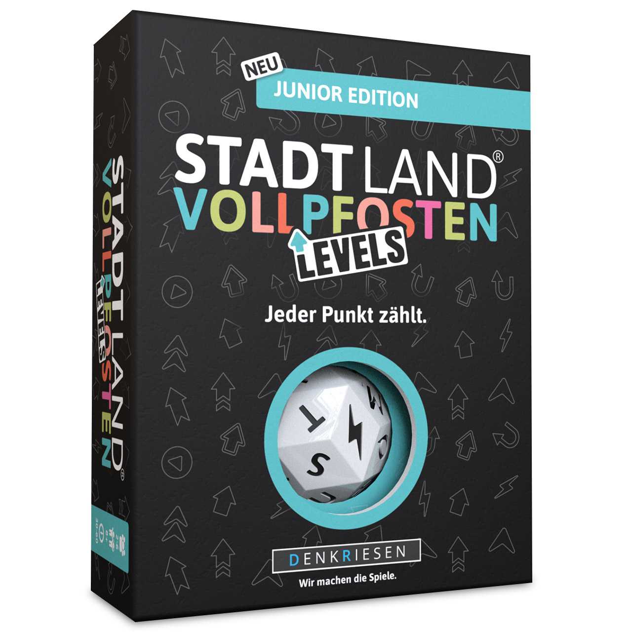 Stadt Land Vollpfosten- Levels- Junior Edition ab 8 Jahren