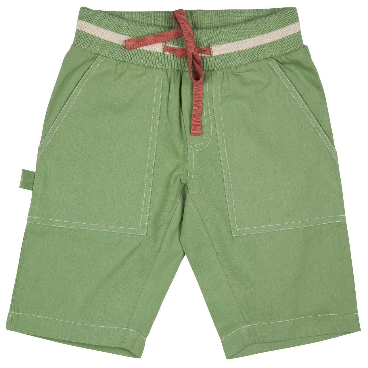 Robuste Twill Outdoor Shorts grün