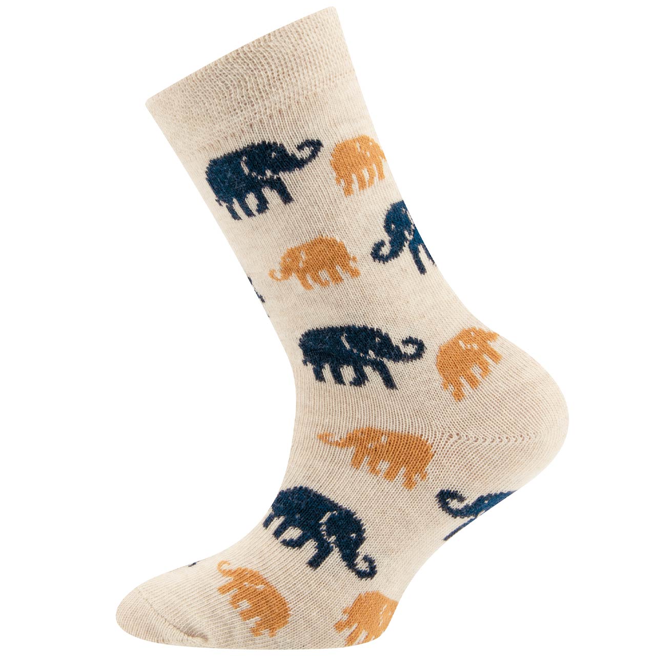 Doppelpack Socken Elefanten beige