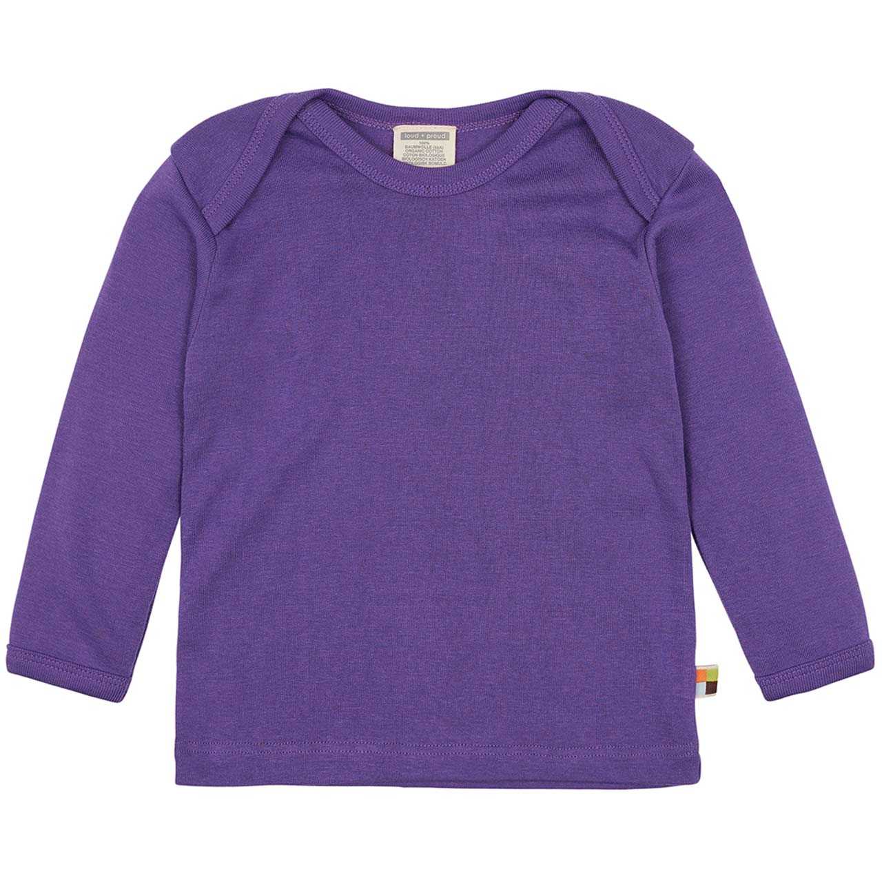 Feinripp Shirt weich und elastisch 100% Baumwolle lila