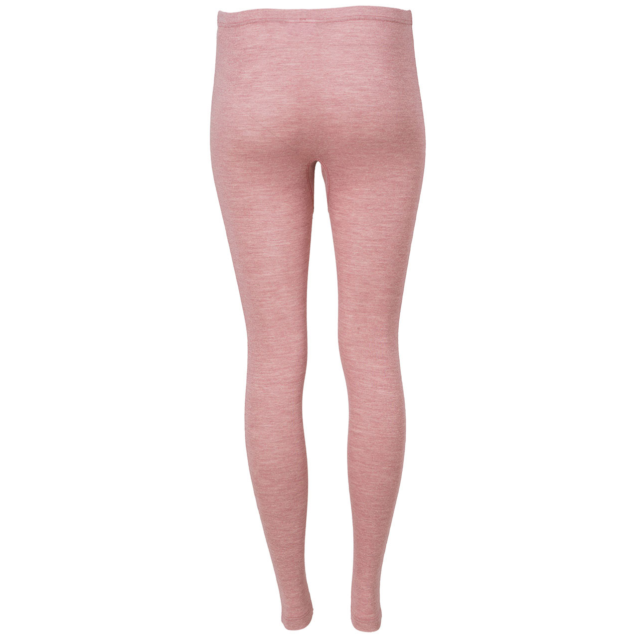 Damen Wolle Seide Leggings in rosa melange