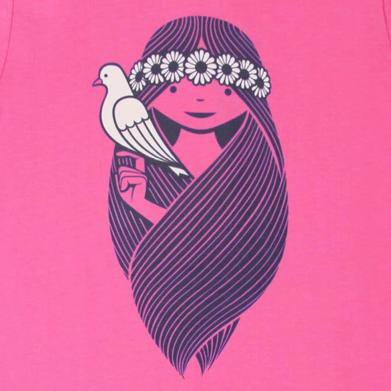 Pinkes T-Shirt Wikinger Mädchen