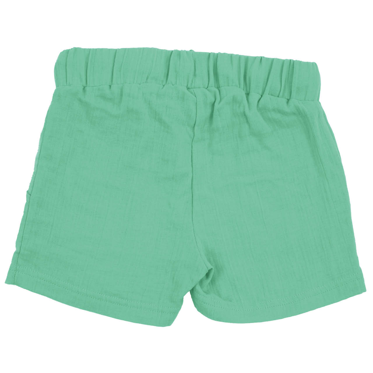 Kurze Musselin Shorts grün