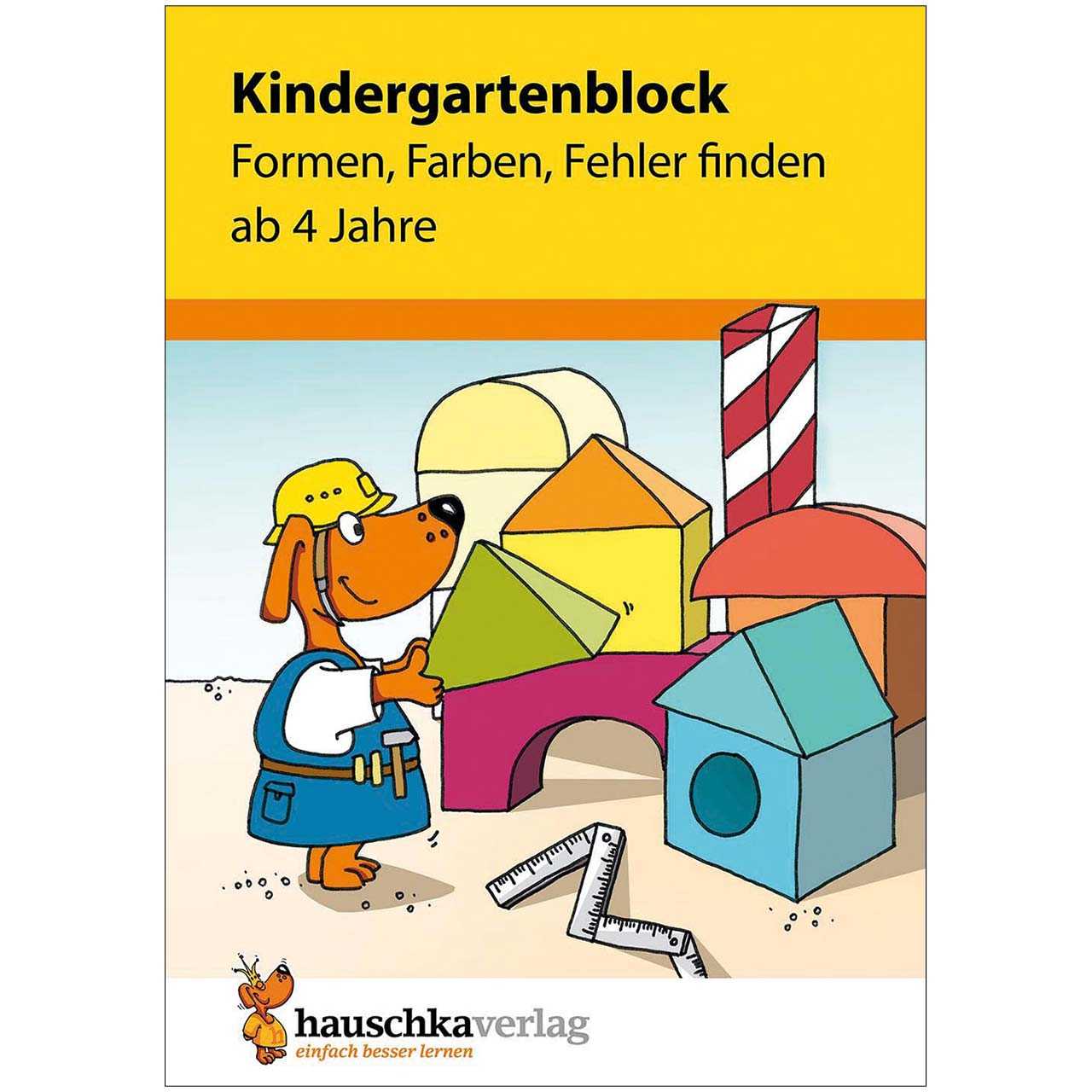 Kindergartenblock „Formen, Farben, Fehler finden“ ab 4 Jahre