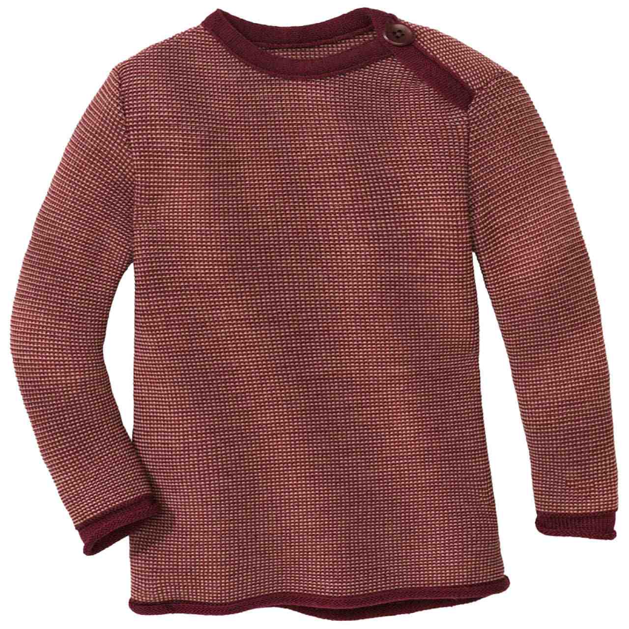 Pullover Baby Schurwolle cassis-rosa