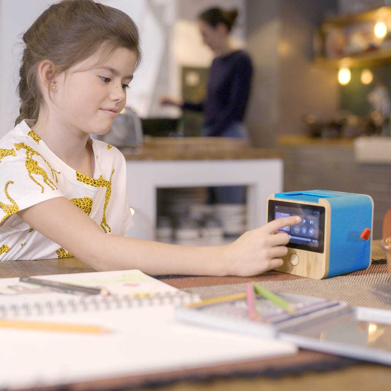 Tigerbox – blaue Hörbox für Kinder