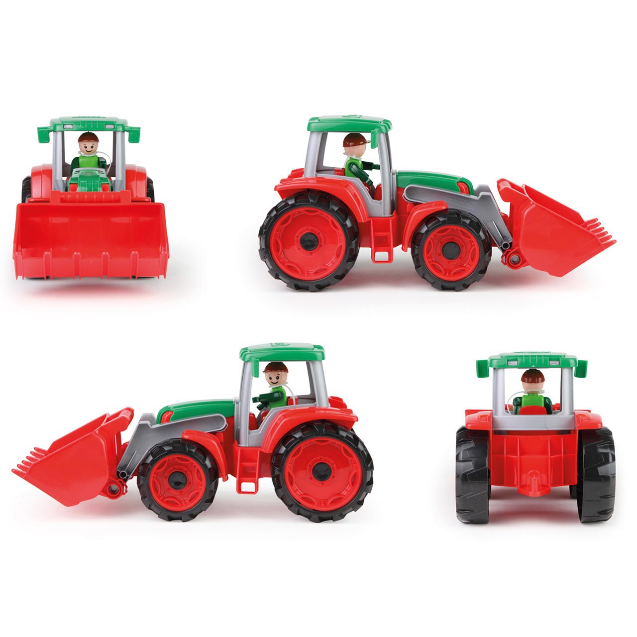 Grüner Traktor - Führerhaus zum Öffnen & Bespielen