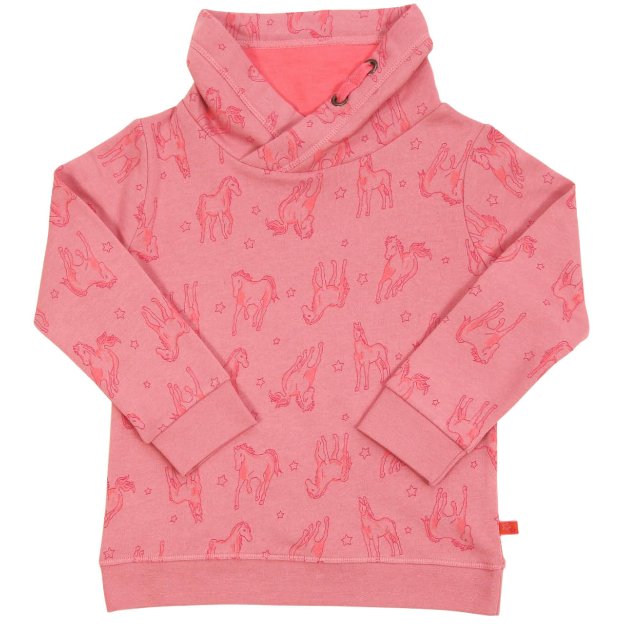 Sweat Pullover Pferde rosa