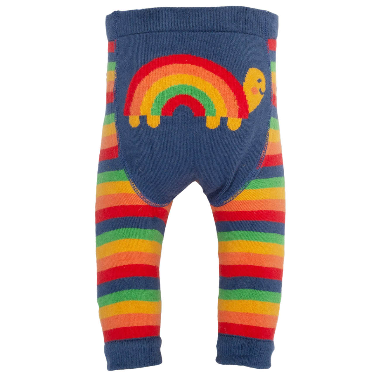 Strick Leggings Rainbow-Design