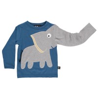 Cooles Jungen Elefanten Shirt - langarm