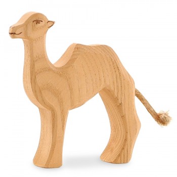 Figur kleines Kamel Holzfigur 10 cm hoch