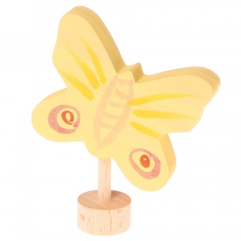 Grimms Stecker Schmetterling gelb Deko