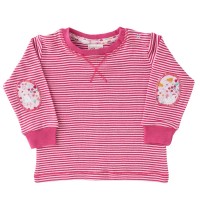 Langarm Shirt pink Patches