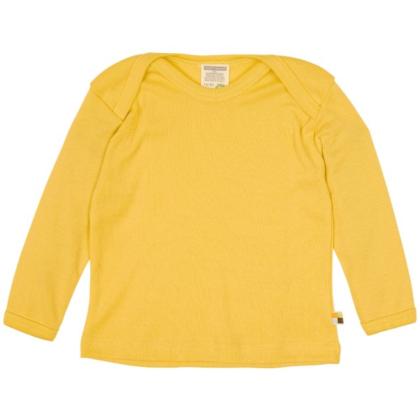 Feinripp Shirt weich und elastisch 100% Baumwolle gelb