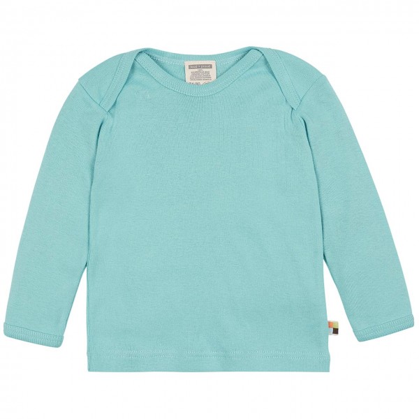 Feinripp Shirt weich und elastisch 100% Baumwolle hellblau