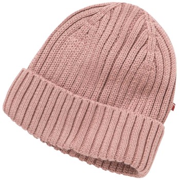 Warme Strick-Mütze rosa