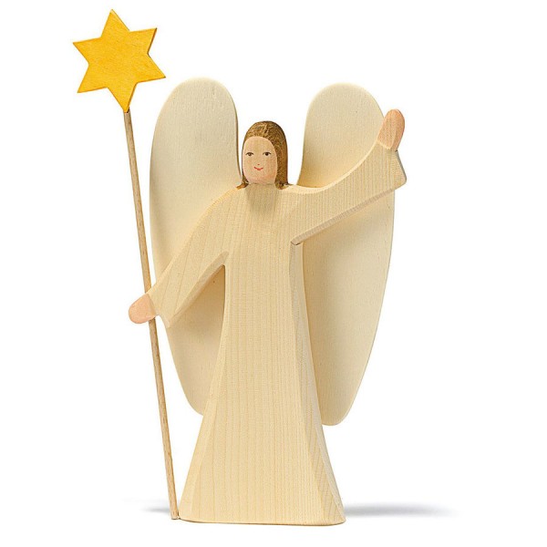 Engel mit Stern / Erzengel Figur 27 cm