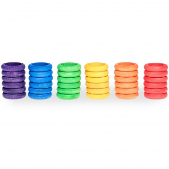 Rings 36er Set in 6 Farben – ab 18 Monaten