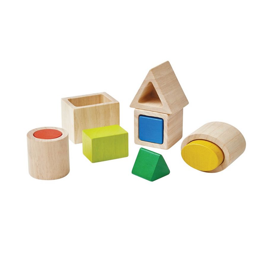 Sortierer Holz Spielzeug Puzzle-Blöcke Steckspiel 