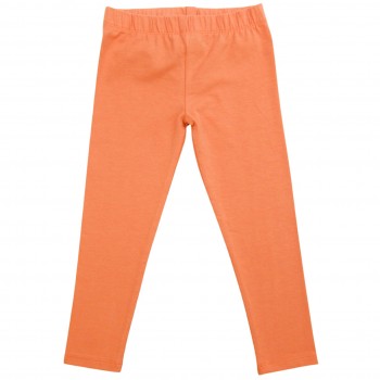 Elastische Uni Basic Leggings orange