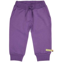 Sweat Jogginghose Bündchen uni violett