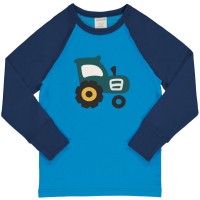 Raglanshirt langarm Traktor jeansblau-marine
