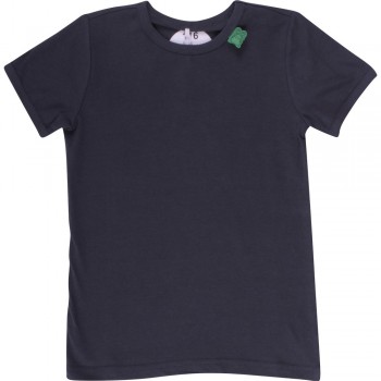 Uni Bio Kinder Shirt kurzarm - neutral Delphingrau