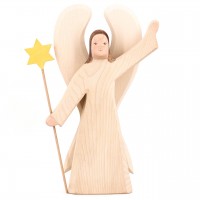 Großer Engel mit Stern / Erzengel Figur 32 cm