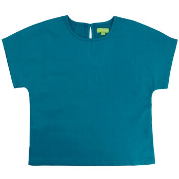 Bio T-Shirt leicht kurzarm Tiefsee-blau